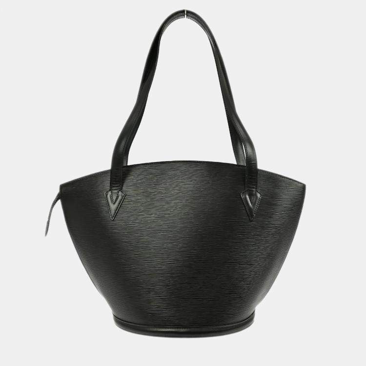 مملوكة مسبقًا Louis Vuitton Saint Jacques Black Epi Leather Shopping Tote Bag