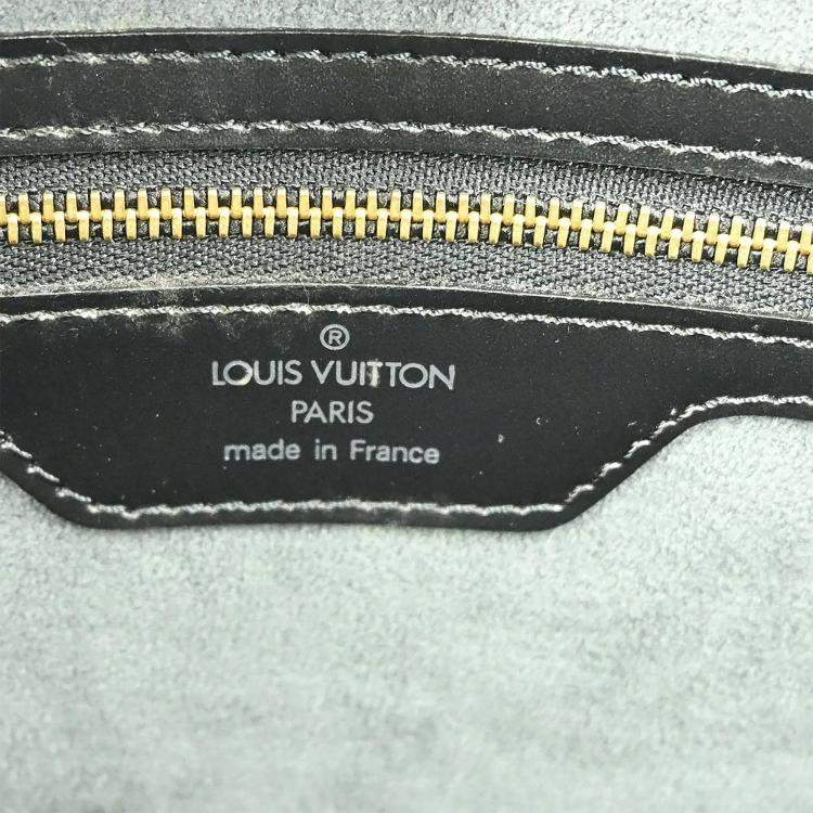 مملوكة مسبقًا Louis Vuitton Saint Jacques Black Epi Leather Shopping Tote Bag