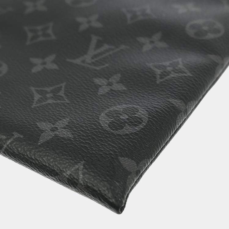 مملوكة مسبقًا Louis Vuitton Pochette Discovery Black Grey Monogram Canvas Clutch Bag