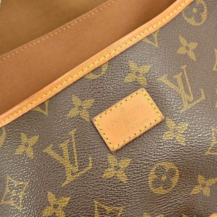 Pre Owned Louis Vuitton Saumur 35 Brown Monogram Canvas Messenger Bag