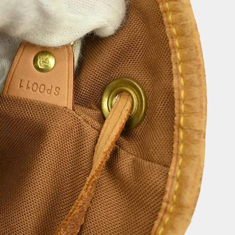 Pre Owned Louis Vuitton Montsouris GM Brown Monogram Canvas Backpack