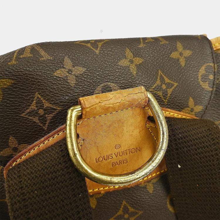 Pre Owned Louis Vuitton Montsouris GM Brown Monogram Canvas Backpack