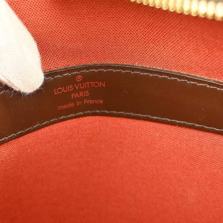 مملوكة مسبقًا Louis Vuitton Damier Naviglio Brown Damier Ebene Canvas Shoulder Bag