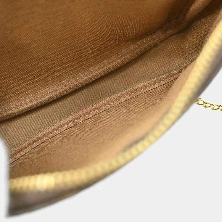 مملوكة مسبقًا Louis Vuitton Pochette Accessoires Mini Brown Monogram Canvas Mini Bag