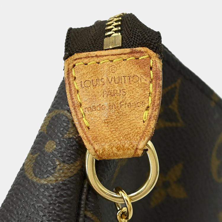 مملوكة مسبقًا Louis Vuitton Pochette Accessoires Mini Brown Monogram Canvas Mini Bag