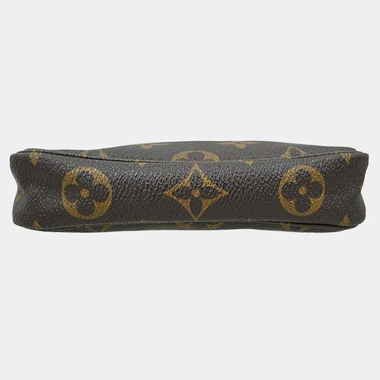 مملوكة مسبقًا Louis Vuitton Pochette Accessoires Mini Brown Monogram Canvas Mini Bag