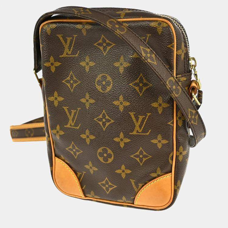 Pre Owned Louis Vuitton Danube Crossbody Shoulder Bag Monogram