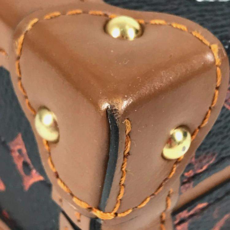 Pre Owned Louis Vuitton Monogram Catgram Petite Malle Nm Clutch Bag 2-Way Shoulder Canvas Brown