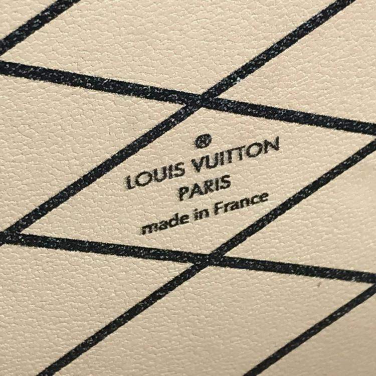 Pre Owned Louis Vuitton Monogram Catgram Petite Malle Nm Clutch Bag 2-Way Shoulder Canvas Brown