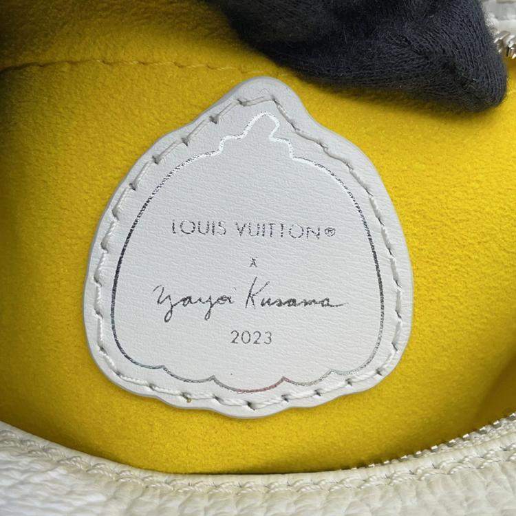 Pre Owned Louis Vuitton Monogram Empreinte Square Bag Lv X Yk White