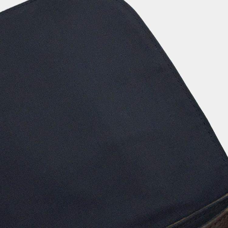 Pre Owned Louis Vuitton Monogram Macassar Christopher Mm Backpack Black