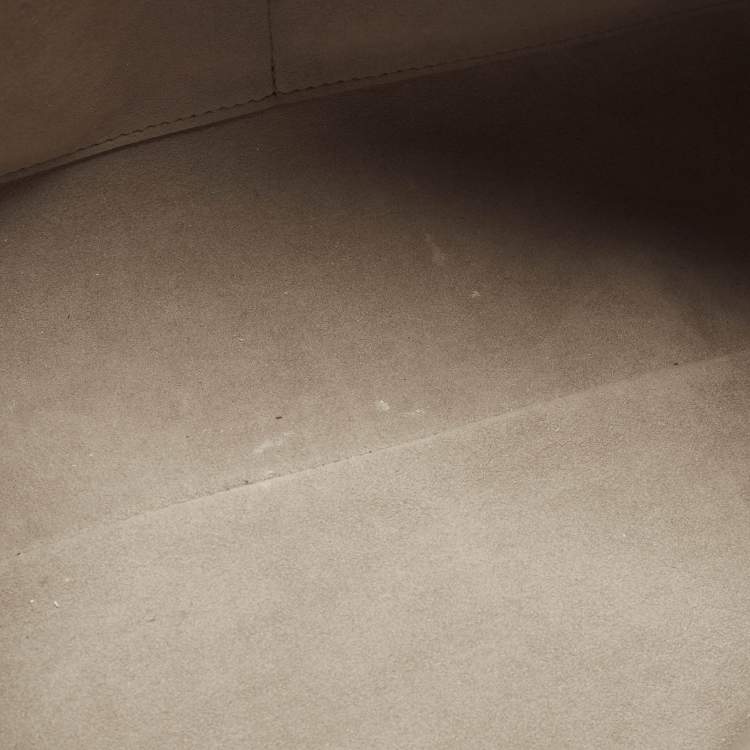 مملوكة مسبقًا Louis Vuitton CarryAll MM Tourterelle Monogram Giant Empreinte Leather Hobo