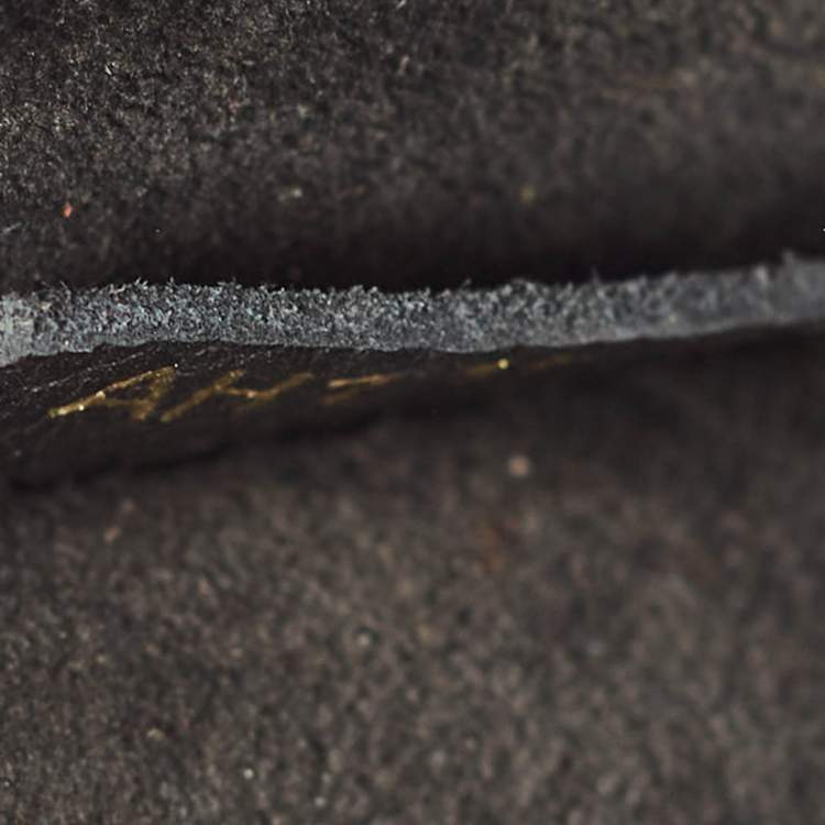 Pre Owned Louis Vuitton Victoire Black Monogram Canvas and Leather Shoulder Bag