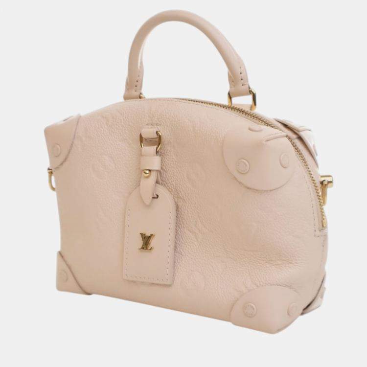 مملوكة مسبقًا Louis Vuitton White Monogram Empreinte Petite Malle Souple