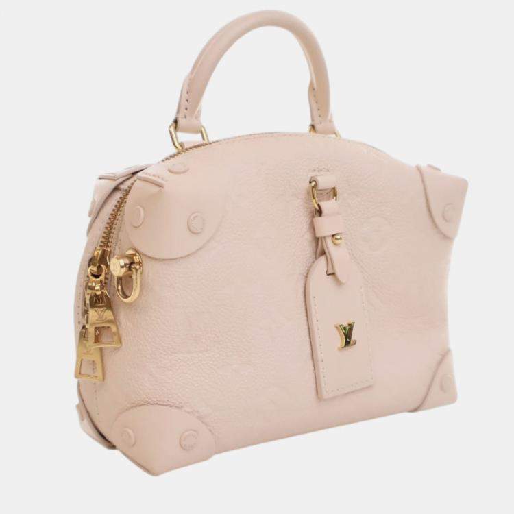 مملوكة مسبقًا Louis Vuitton White Monogram Empreinte Petite Malle Souple