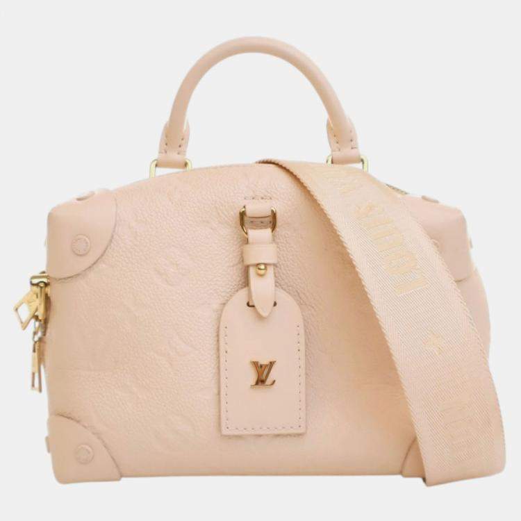 مملوكة مسبقًا Louis Vuitton White Monogram Empreinte Petite Malle Souple