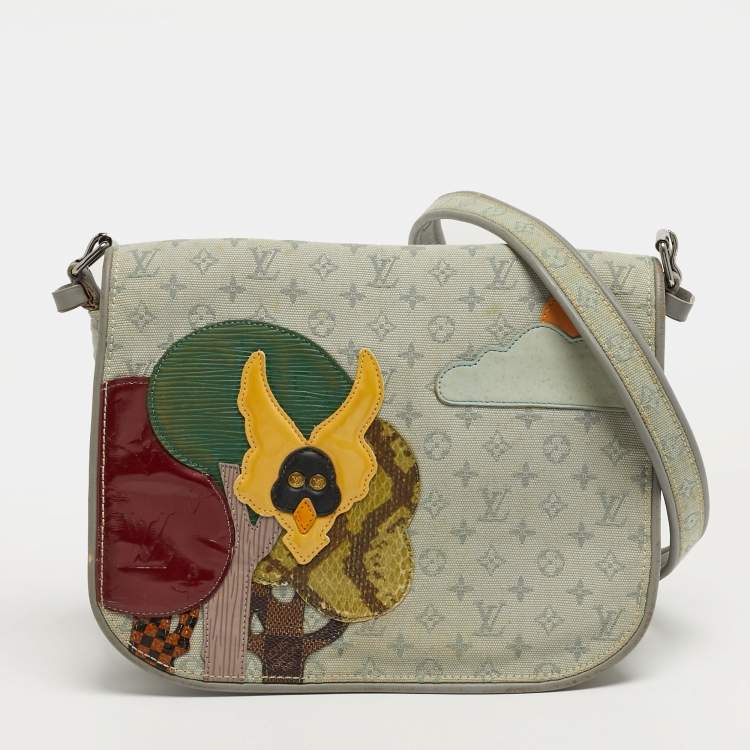مملوكة مسبقًا Louis Vuitton Patchwork Conte de Fees Musette Grey Monogram Limited Edition Bag