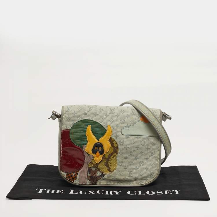 مملوكة مسبقًا Louis Vuitton Patchwork Conte de Fees Musette Grey Monogram Limited Edition Bag