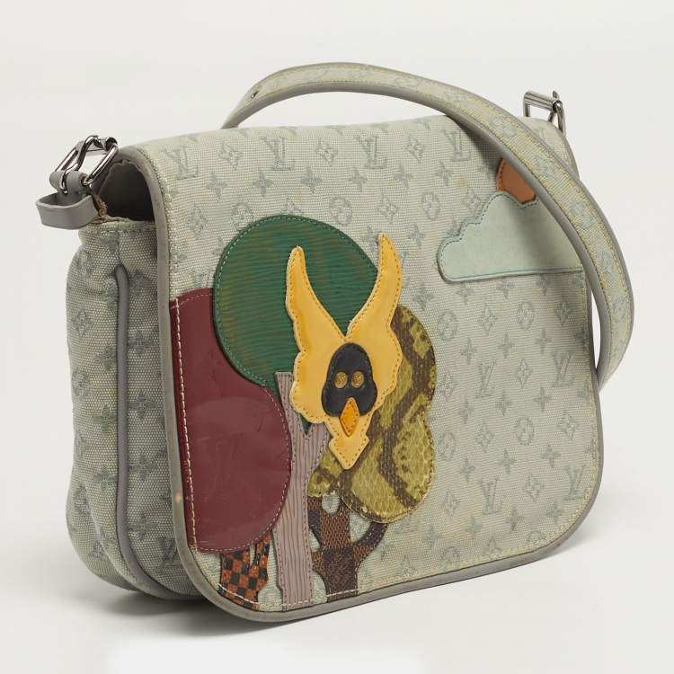 مملوكة مسبقًا Louis Vuitton Patchwork Conte de Fees Musette Grey Monogram Limited Edition Bag