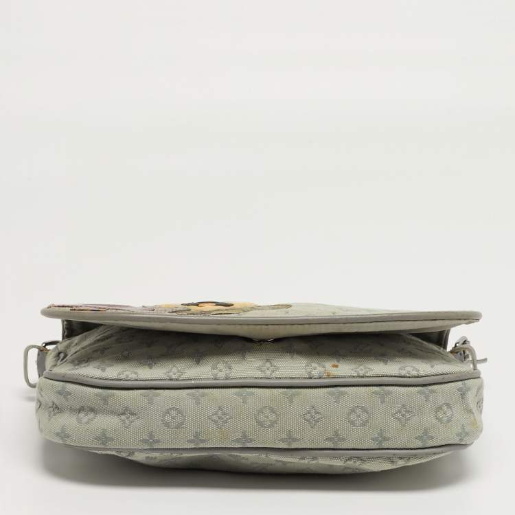 مملوكة مسبقًا Louis Vuitton Patchwork Conte de Fees Musette Grey Monogram Limited Edition Bag