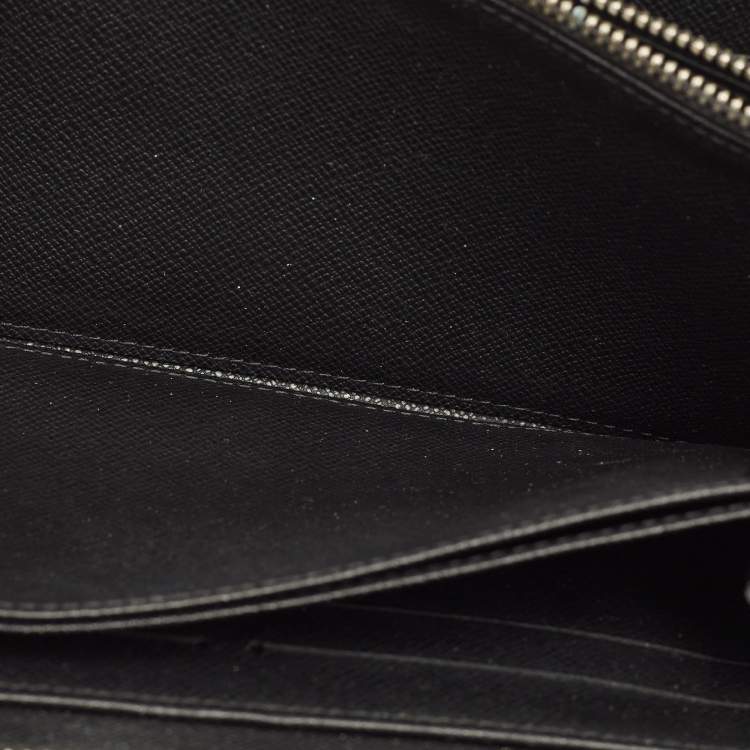 مملوكة مسبقًا Louis Vuitton Zippy Black Epi Leather Wallet
