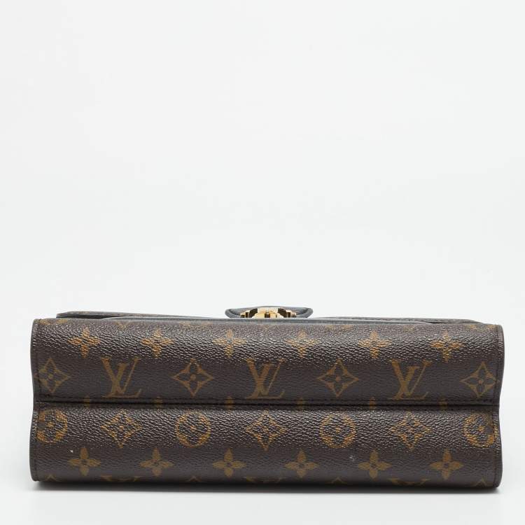 Pre Owned Louis Vuitton Victoire Black Monogram Canvas Bag