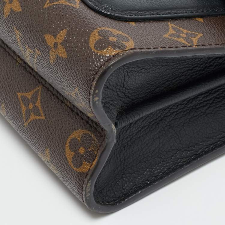 Pre Owned Louis Vuitton Victoire Black Monogram Canvas Bag