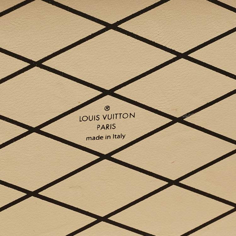 Pre Owned Louis Vuitton Petite Malle Black Epi Leather Clutch Bag