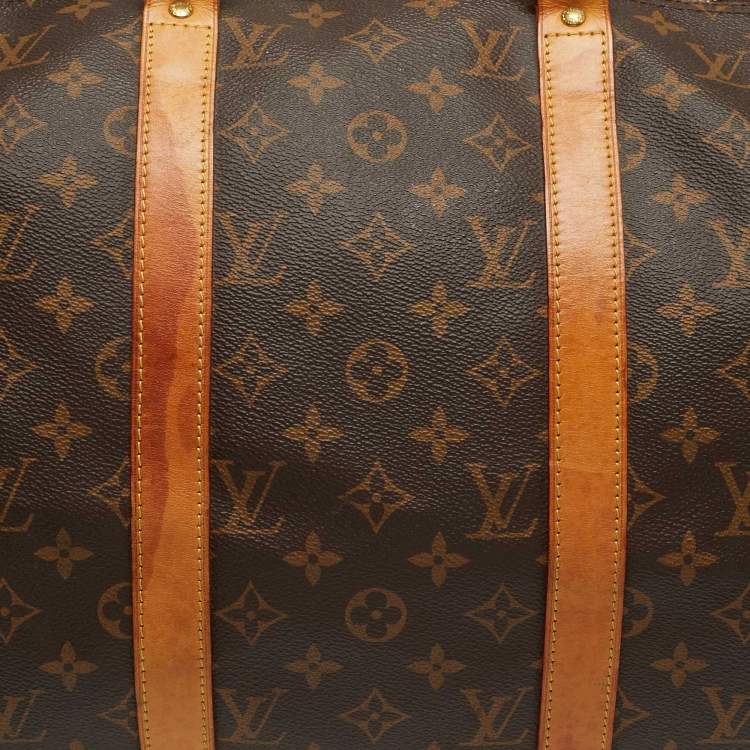 Pre Owned Louis Vuitton Keepall 50 Monogram Canvas Bag