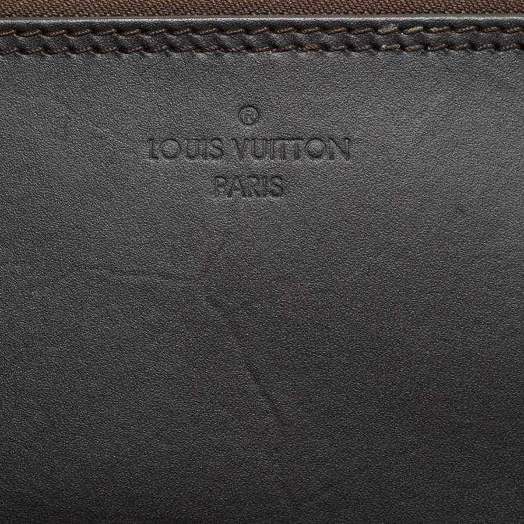 Pre Owned Louis Vuitton Hina PM Black Monogram Mahina Leather Bag