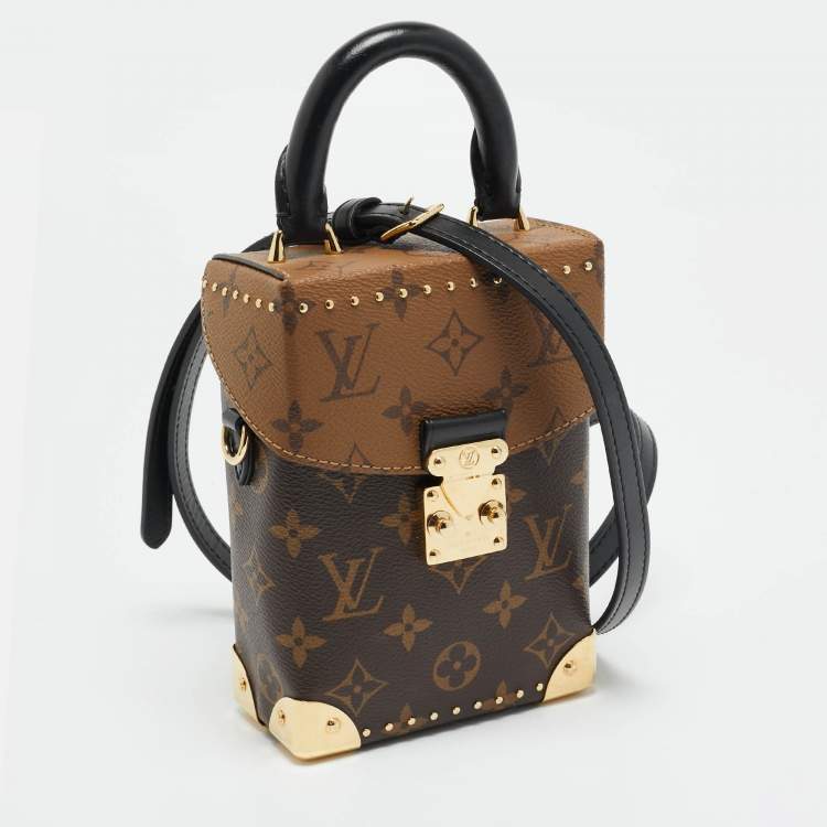 Pre Owned Louis Vuitton Camera Box Monogram Reverse Canvas Bag