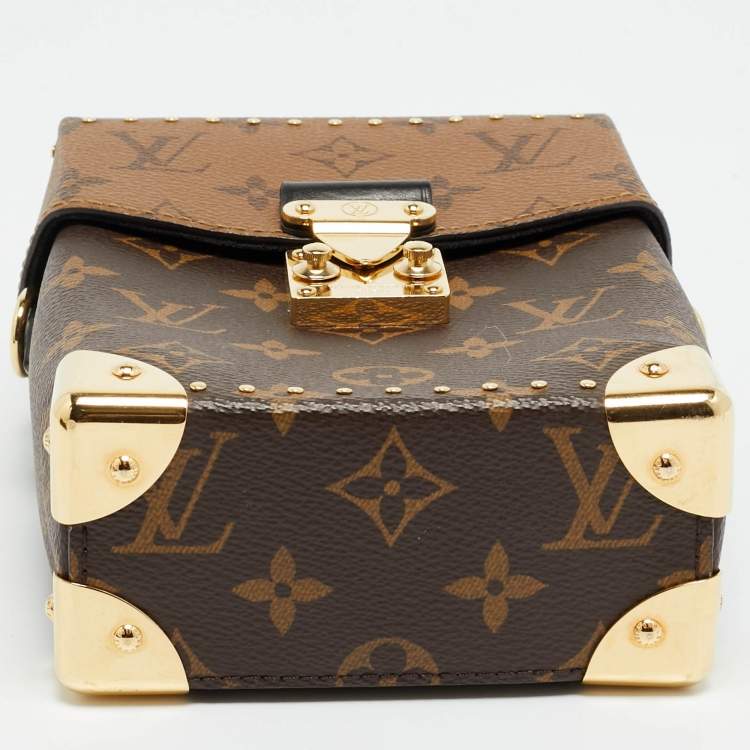 Pre Owned Louis Vuitton Camera Box Monogram Reverse Canvas Bag