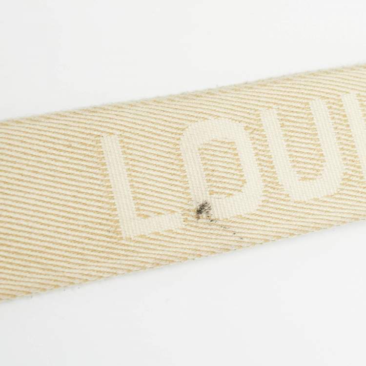 Pre Owned Louis Vuitton Coussin PM Taupe Monogram Embossed Bag