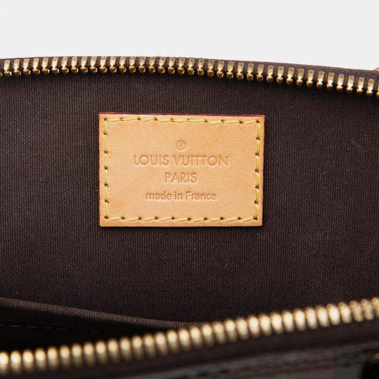 Pre Owned Louis Vuitton Purple Monogram Rayures Vernis Alma BB