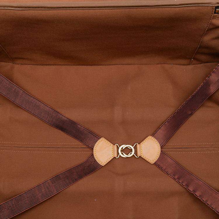 Pre Owned Louis Vuitton Brown Monogram Pegase 55