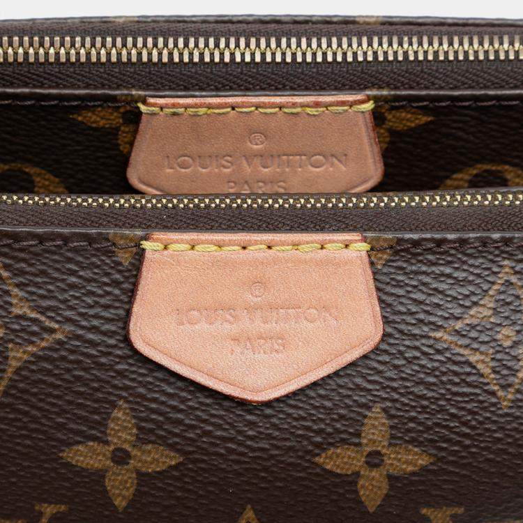 Pre Owned Louis Vuitton Brown Monogram Multi Pochette Accessoires