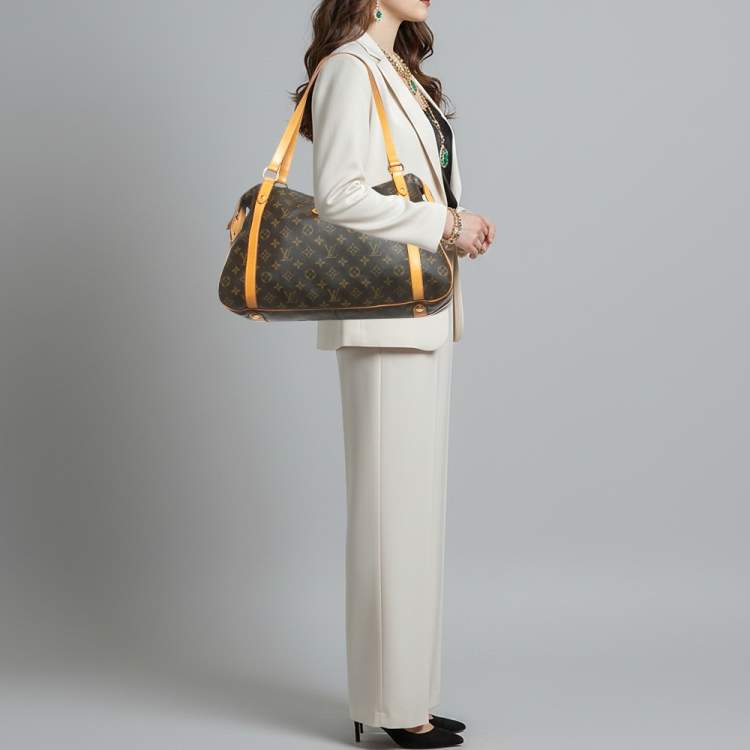 مملوكة مسبقًا Louis Vuitton Stresa GM Monogram Canvas Bag