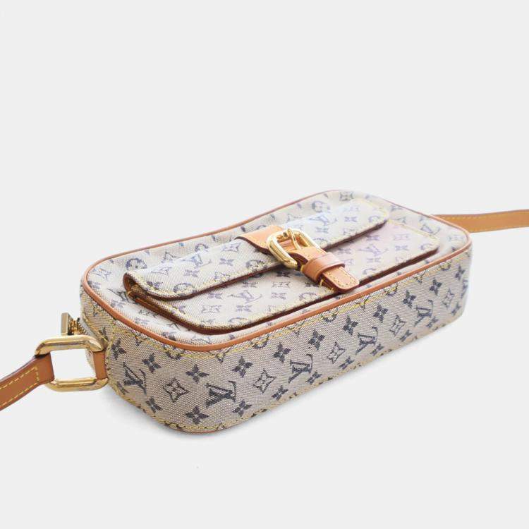 Pre Owned Louis Vuitton Vintage Beige/Brown Monogram Mini Lin Mini Juliet MM