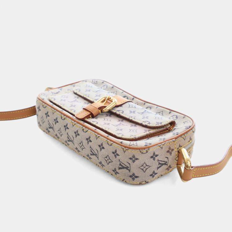 Pre Owned Louis Vuitton Vintage Beige/Brown Monogram Mini Lin Mini Juliet MM