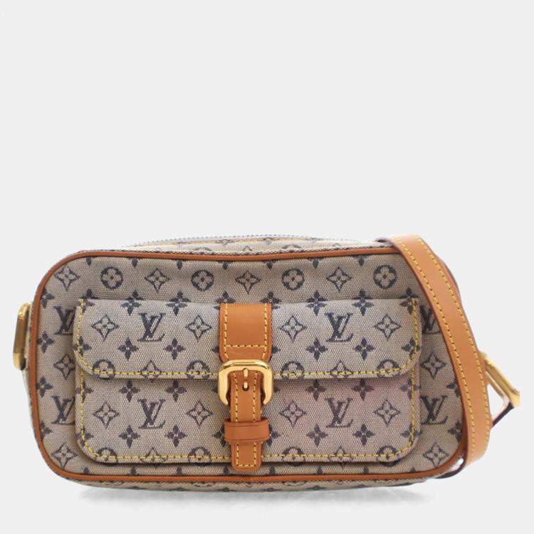Pre Owned Louis Vuitton Vintage Beige/Brown Monogram Mini Lin Mini Juliet MM