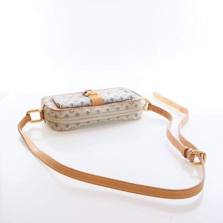 Pre Owned Louis Vuitton Vintage Beige/Brown Monogram Mini Lin Mini Juliet MM