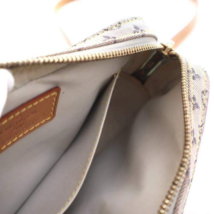 Pre Owned Louis Vuitton Vintage Beige/Brown Monogram Mini Lin Mini Juliet MM