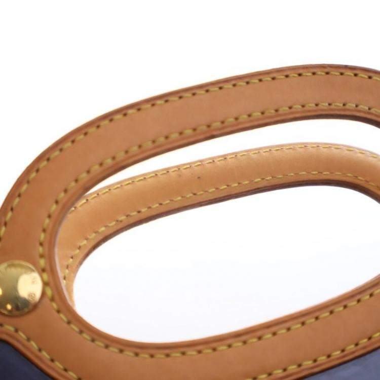 Pre Owned Louis Vuitton Vintage Purple Monogram Vernis Roxbury Drive Bag