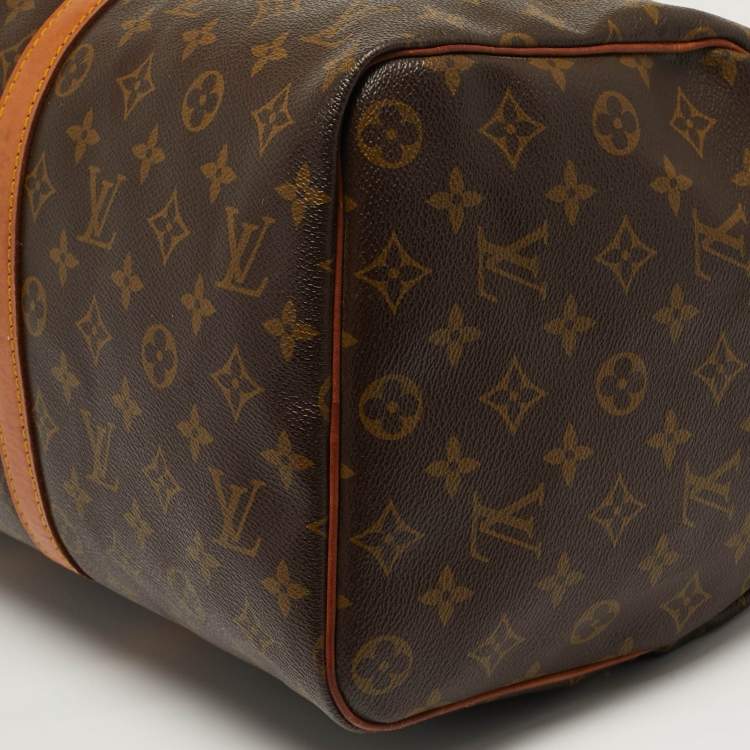 Pre Owned Louis Vuitton Keepall 45 Monogram Canvas Duffel Bag
