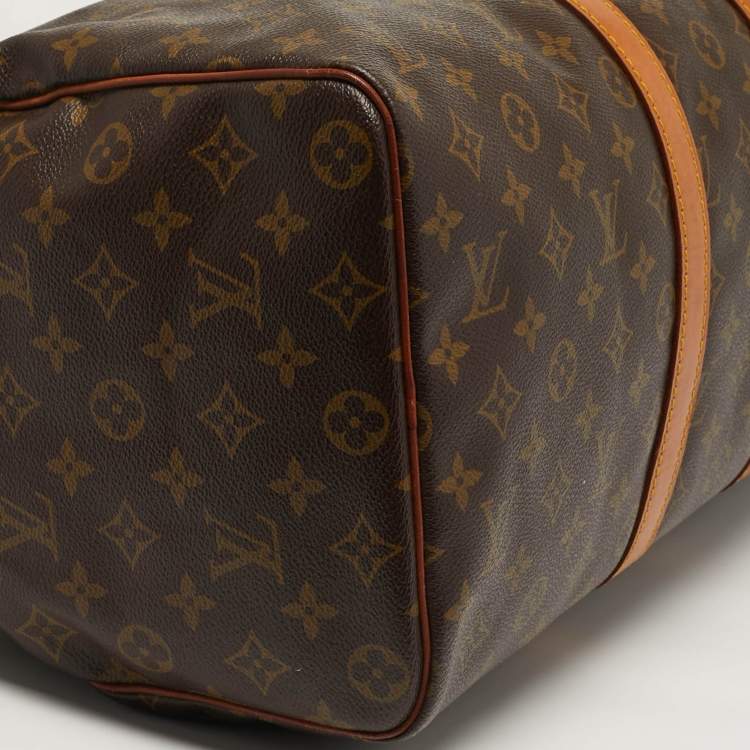 Pre Owned Louis Vuitton Keepall 45 Monogram Canvas Duffel Bag