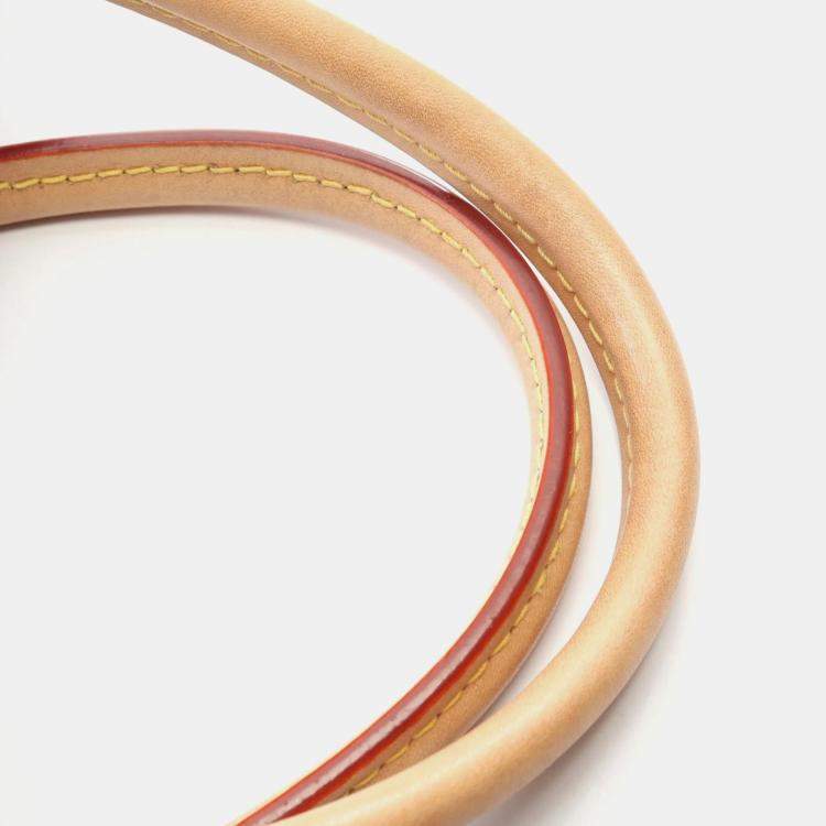 Pre Owned Louis Vuitton On The Go MM Blue Monogram Denim Leather Tote Bag