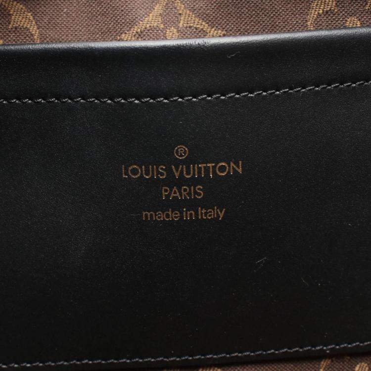 Pre Owned Louis Vuitton Utility Black Leather Crossbody Bag