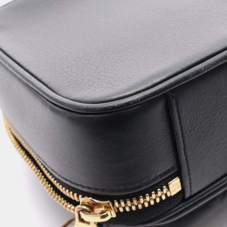 Pre Owned Louis Vuitton Utility Black Leather Crossbody Bag