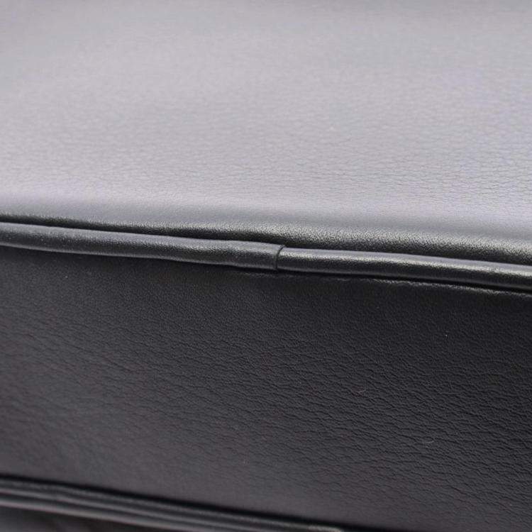 Pre Owned Louis Vuitton Utility Black Leather Crossbody Bag