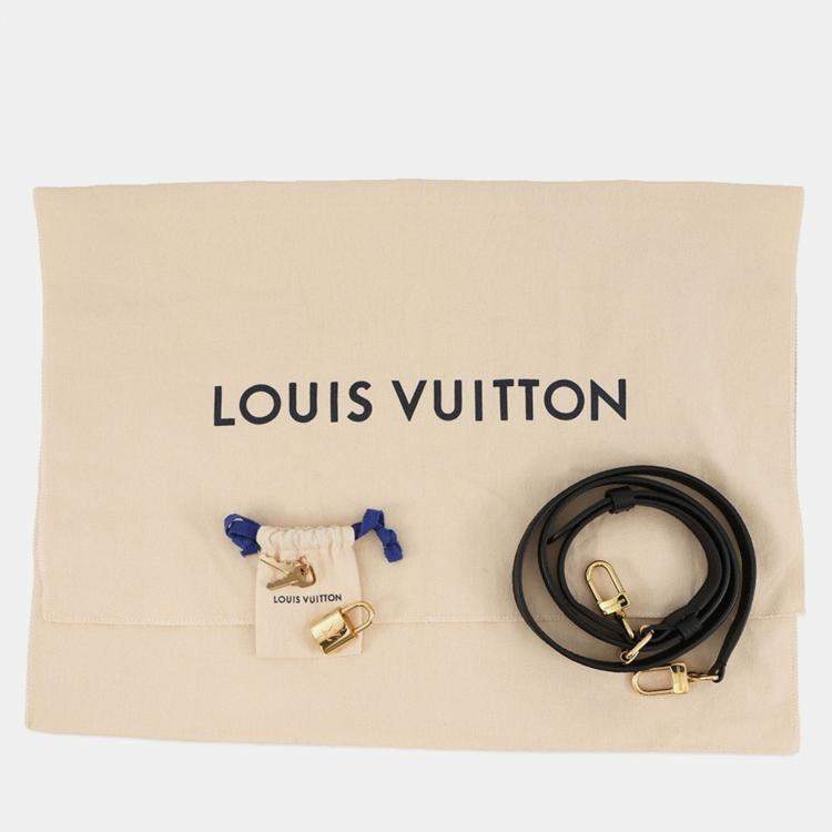 مملوكة مسبقًا Louis Vuitton Two-Tone Monogram Empreinte Speedy Bandouliere 25 Handbag Black